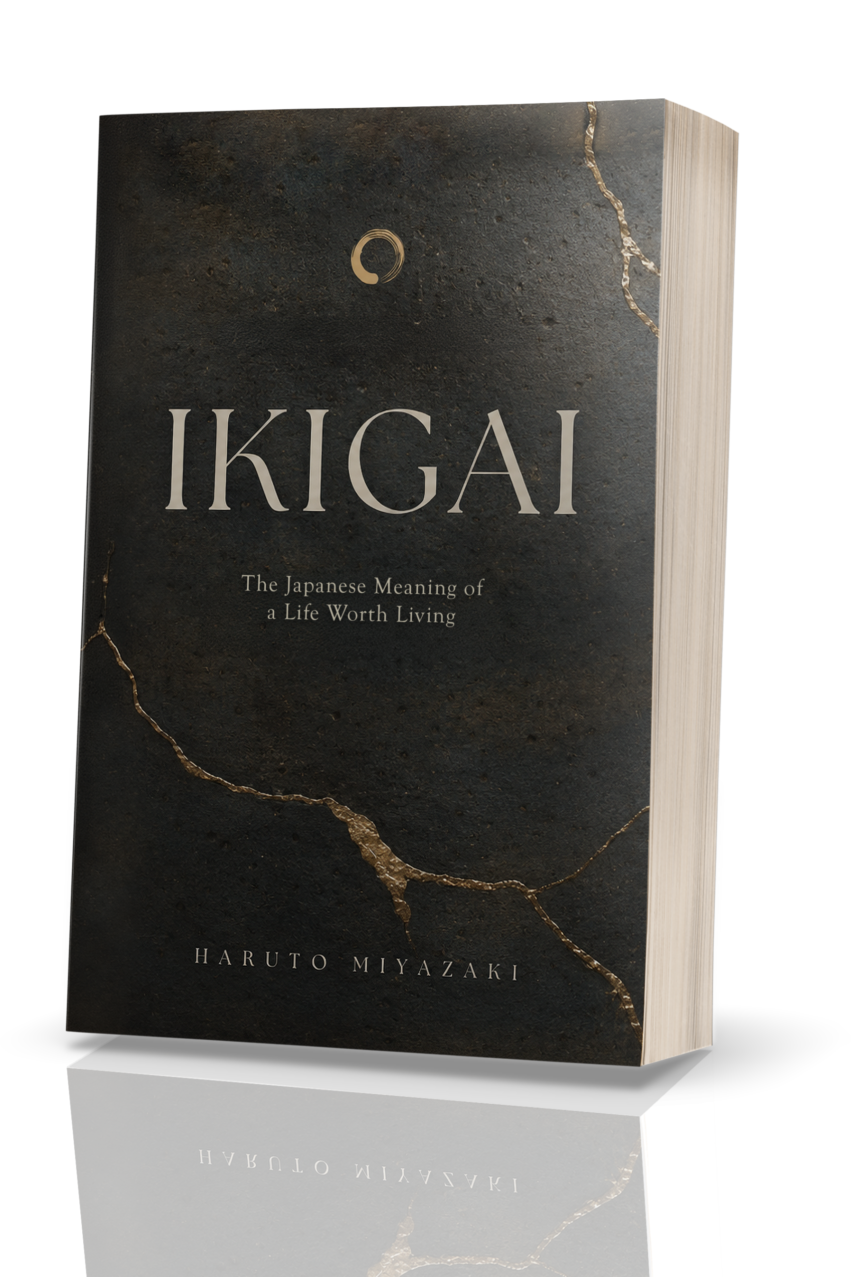 Cover of IKIGAI: The Japanese Meaning of a Life Worth Living by Haruto Miyazaki — Lykkea Studios