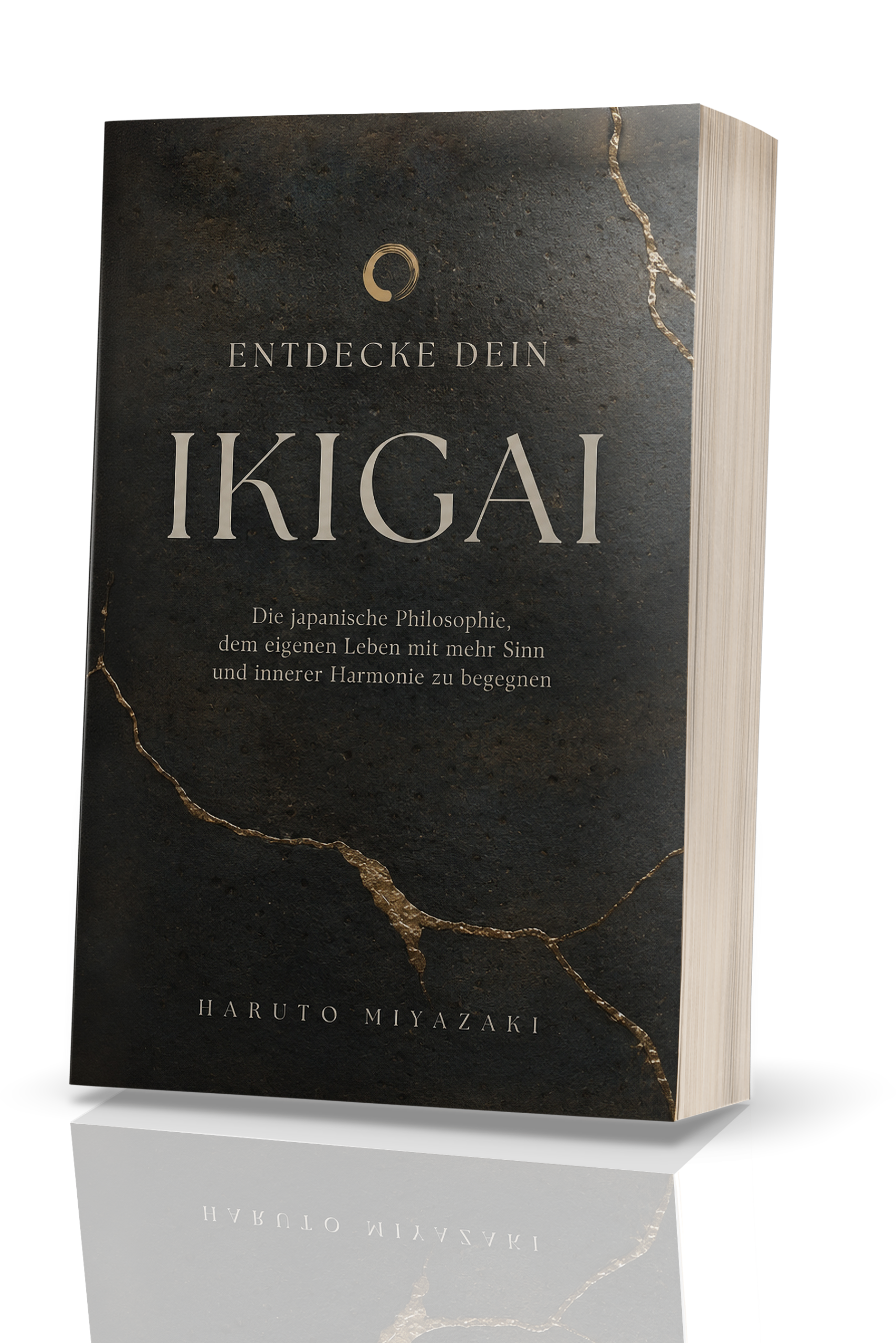 Cover des Buches Entdecke dein Ikigai von Haruto Miyazaki — Lykkea Studios